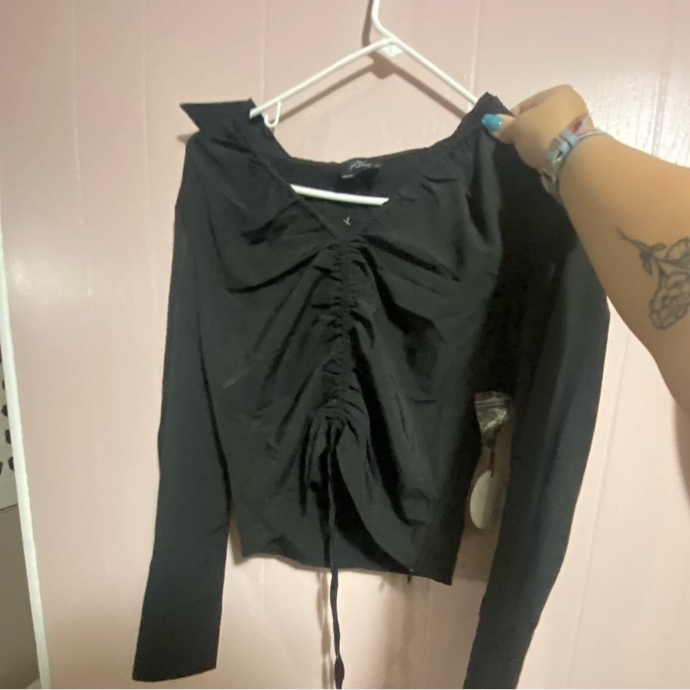 Milk & Honey long sleeve adjustable front top